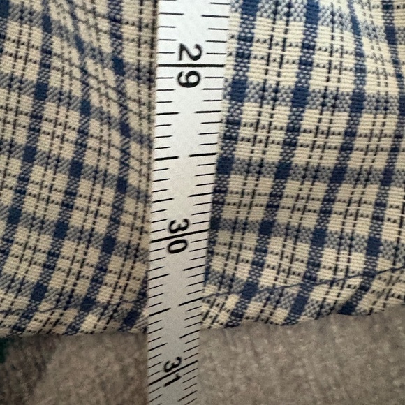 Vintage Men’s Pendleton Plaid Shirt - White and Blue plaid - Picture 5 of 9